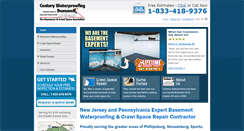 Desktop Screenshot of centurywaterproofing.com